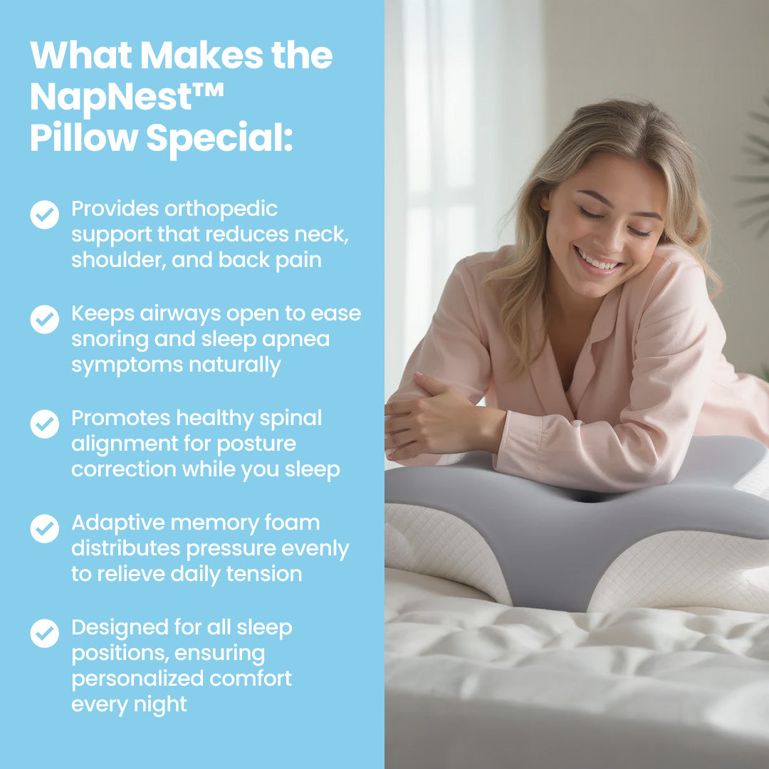 NapNest™Cervical Neck Pillow